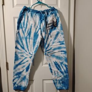 Blue Tie-Dye Joggers by